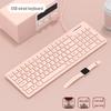 Silent Wired Chocolate Keyboard and Mouse Set for Laptop/Desktop