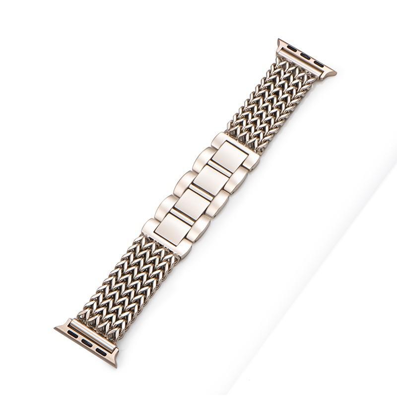 Stainless Steel Love Weaving Watch Band for Apple Watch Ultra/SE