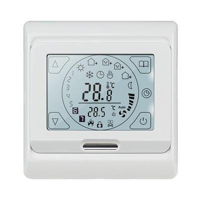 16A Touchscreen Wöchentlich programmierbarer Thermostat Elektro-/Wasser-Fußbodenheizungsthermostat Temperaturregler Regulato