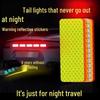 Multi-functional Waterproof Reflective Safety Stickers for Cars - Anti-collision Nighttime Visibility Strips