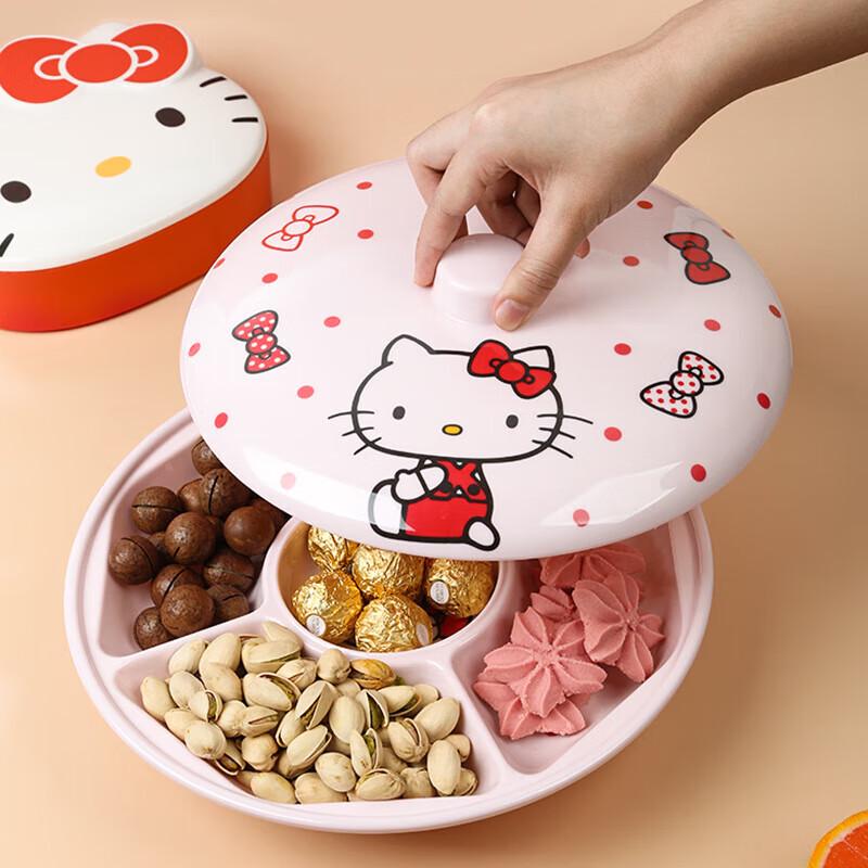 Hello Kitty Multi-Compartment Snack & Candy Tray