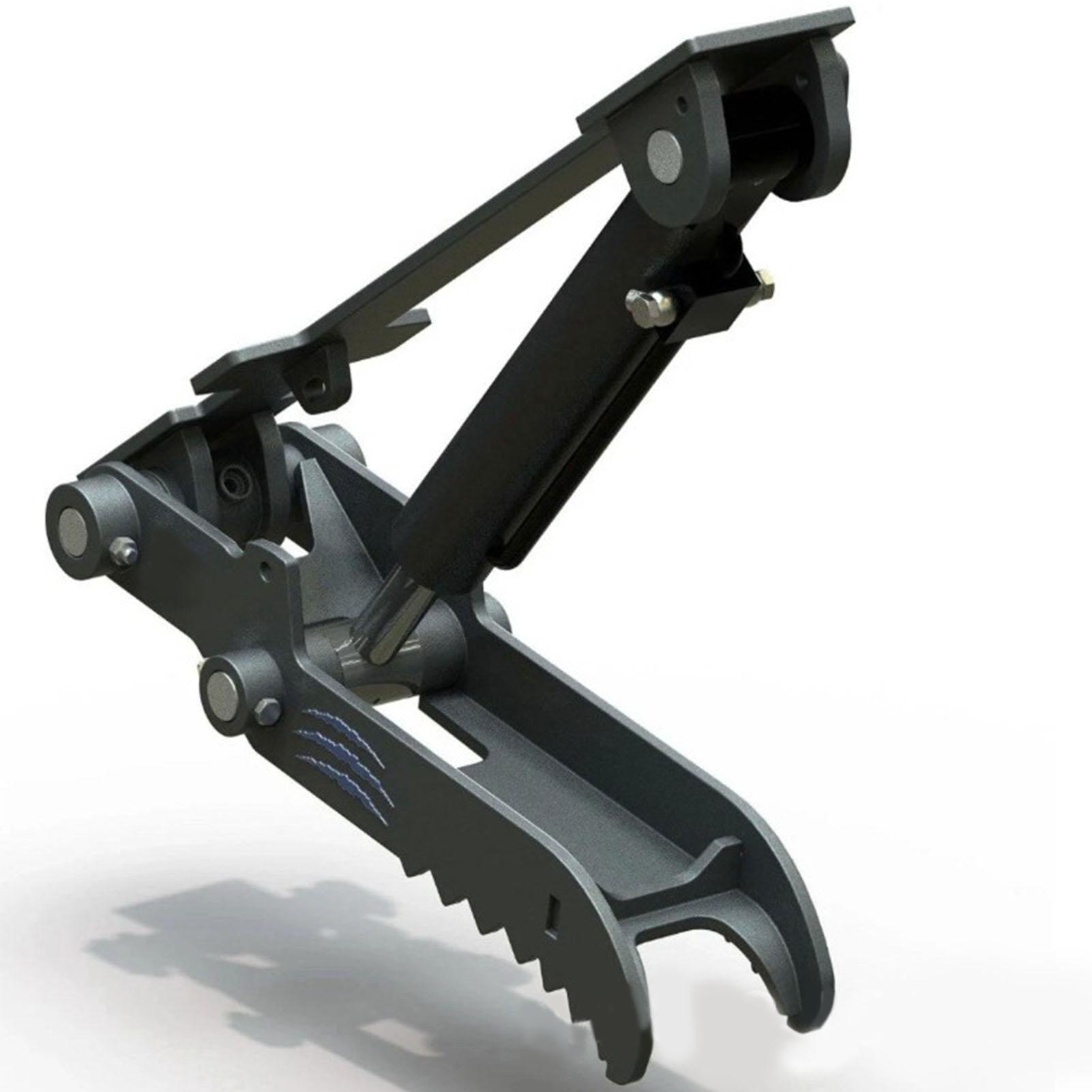 Mini Excavadora Pinza Hidráulica para Pulgar Montaje Superior Cilindro Pinza Hidráulica para Pulgar de Alta Resistencia para Material Eficiente