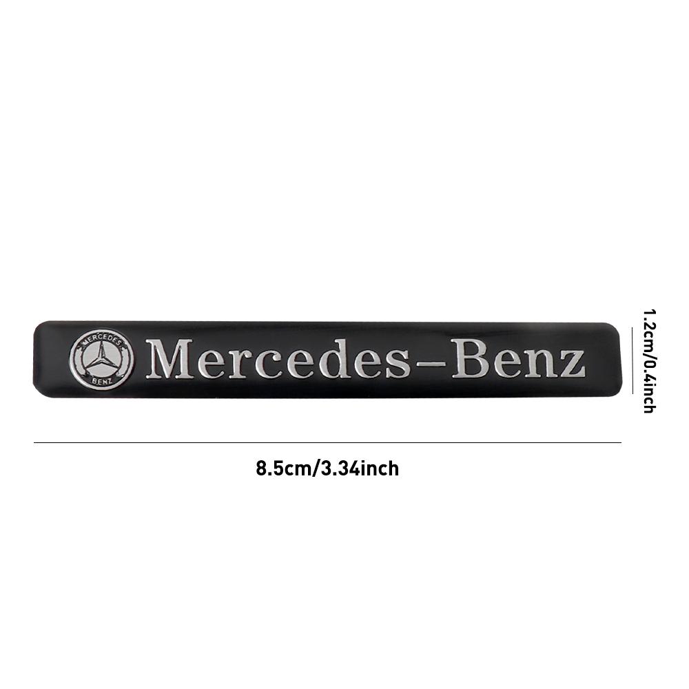 Aluminum Auto Body Trunk Badge Stickers For Mercedes Benz AMG A B Class W212 W213 W205 CLA GLB GLE GLK GLS Car Refit Accessories