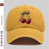 pc Cherry Leopard Print Bow Pattern Baseball Cap Cute Design Sun Hat Comfortable and Lightweight Trucker Decorative Hat with