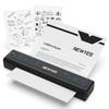 NEWYES Thermal Thermal Mobile Bluetooth A4 Size Auto Paper Quiet Standby 50 Sheets of Thermal Paper and Image Perfect for Business Working from and