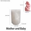 3D Mother and Baby Hug Silicone Mold Handmade Aromatherapy Candle Plaster Figurine Mold for Home Decor Craft