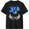 JOISOMI Short Sleeve T-Shirt YES Rock Band Casual Shirts Crew Neck T-Shirt Athletic Shirts(7)