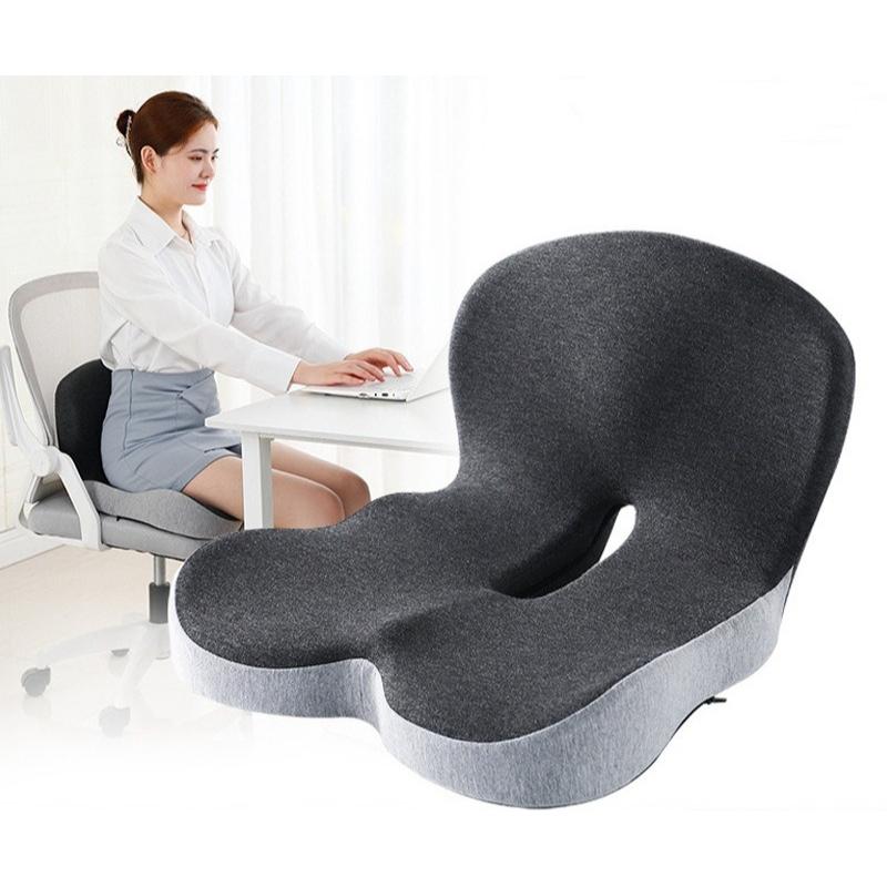 Memory Foam Cushion Interior Accessories Pillow Car Seat Waist Pillow Lumbar Support Office Pillow Chair Cushion
