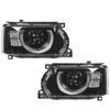 Defender Design Full LED Headlights Projector Replacement for Land Rover Range Rover Vogue L322 Facelift 2010‑2012