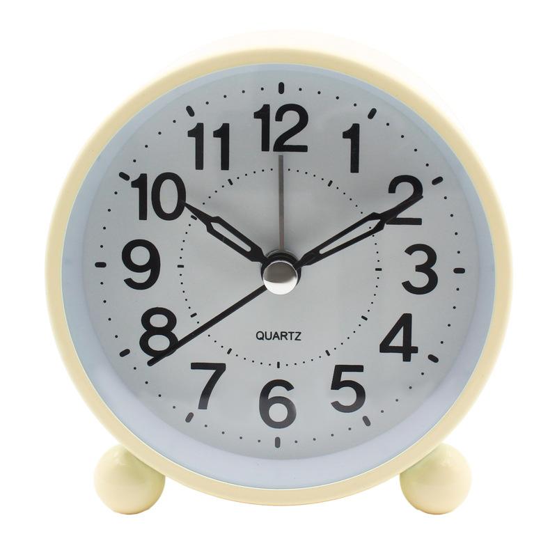 Students Use Alarm Clock Desktop Clock Bedroom Table Clock Household Clock with Clock Night Light Clock