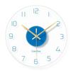 Transparent Tempered Glass Mute Wall Clock Fashion Home Furnishings Bedroom Study Decorate Birthday Christmas Gift Wall Clocks