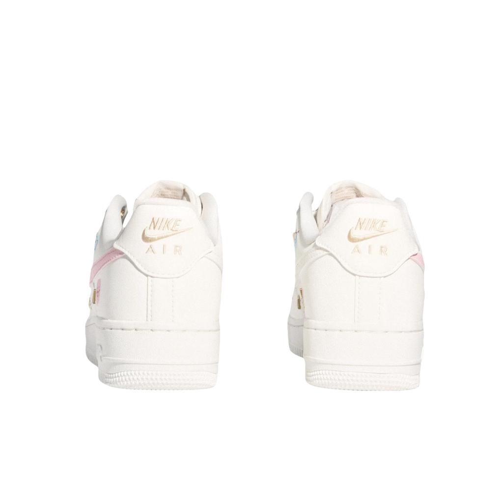 Nike Air Force 1 Slip Resistant Abrasion Resistant Low top Skateboard Shoes Women's White FV3654-111(team1070-)