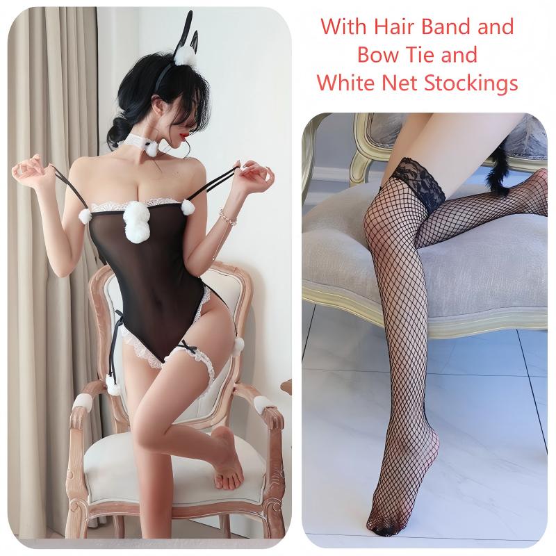Sexy Lingerie Erotic Lingerie Sexy Cosplay Bunny Girl Hot Lace Underwear Band Pajamas V-neck Underwear Sexy Babydoll