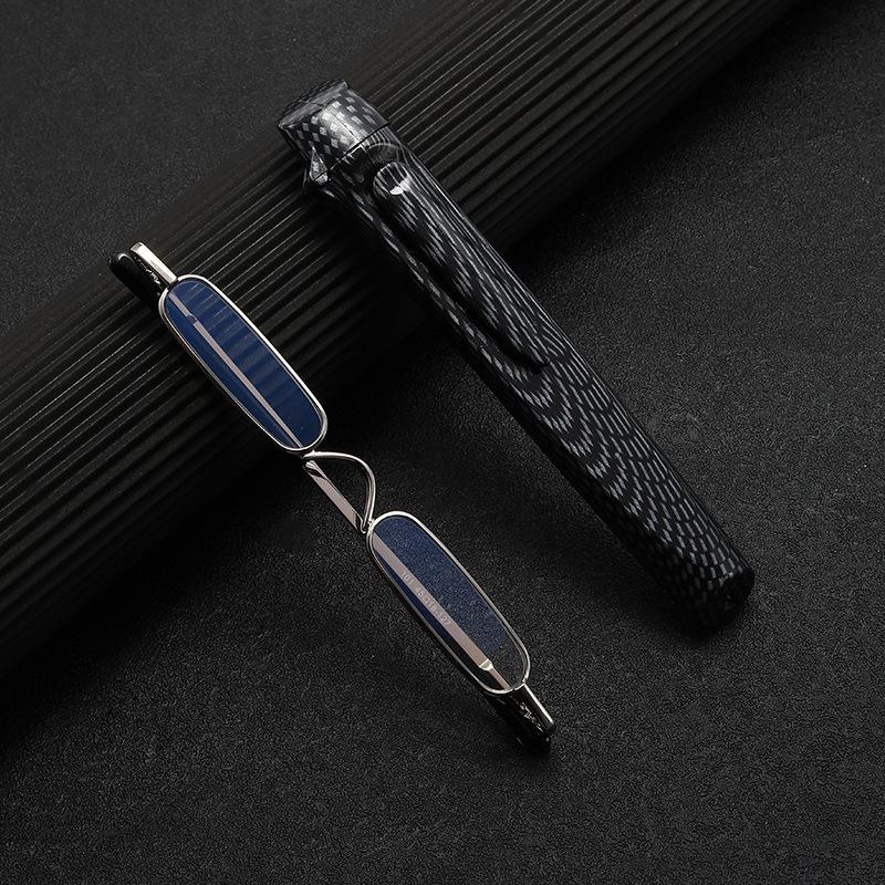 Ultralight Unisex Mini Pen Clip Anti-Blue Light Reading Glasses