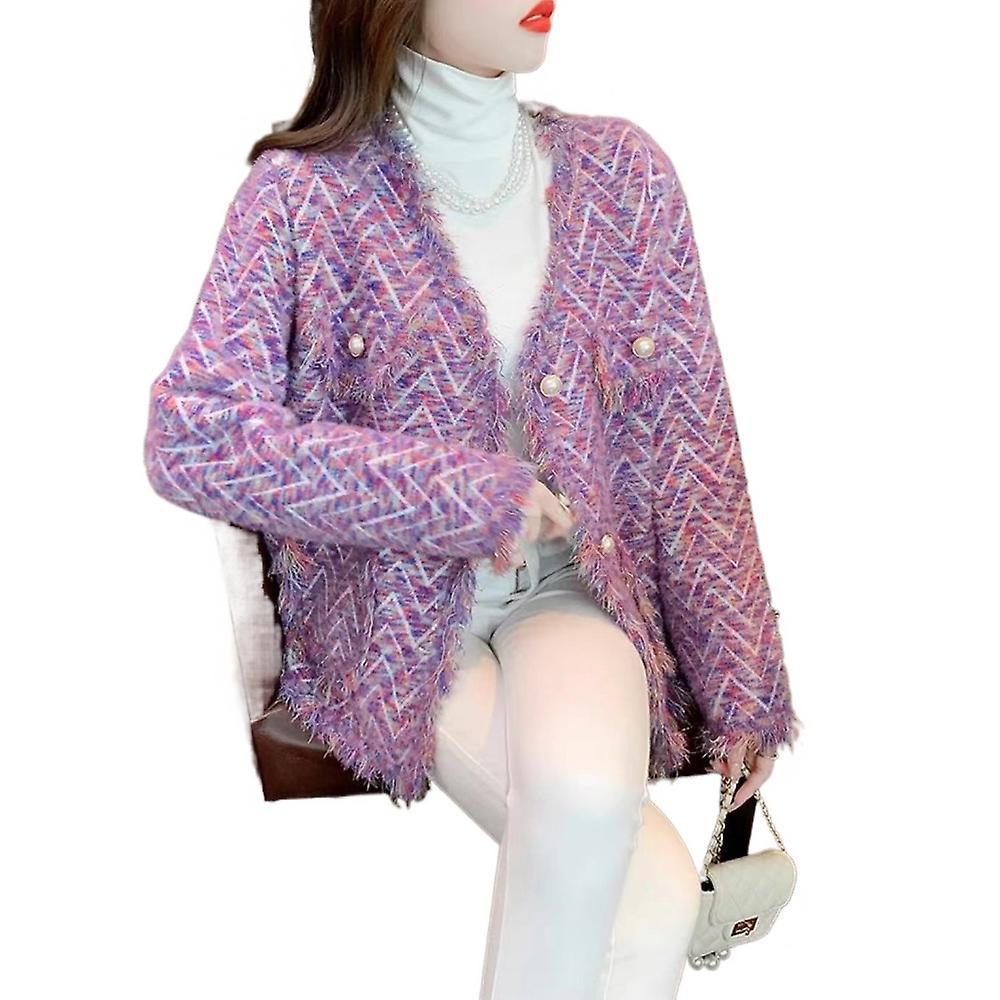 Fringed Sweater Coat