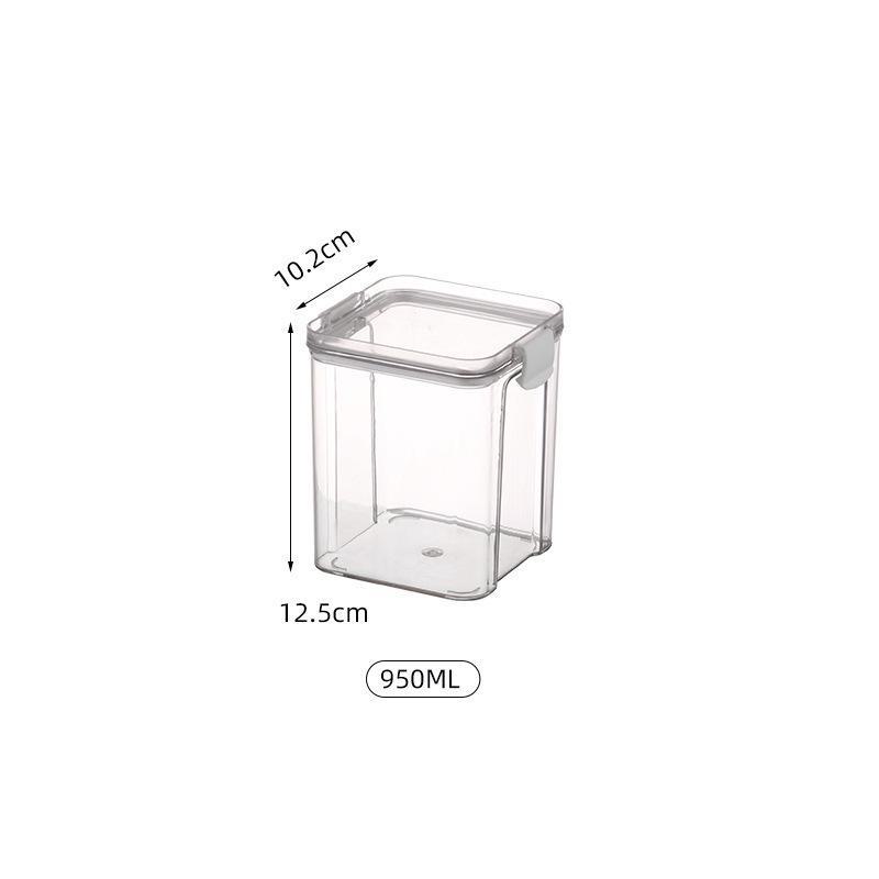 Kitchen Food-Grade Transparent Plastic Sealed Pickle and Grain Storage Jar
