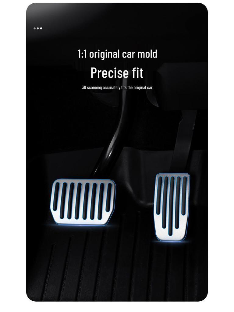 Tesla Model 3/Y Accelerator & Brake Pedal Metal Cover - Interior Accessory