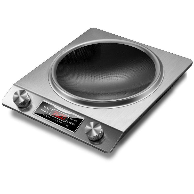 High-Power Induction Cooktop Set with Pot - Electric Ceramic Stove