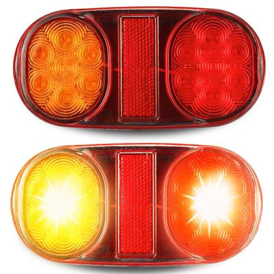 Φανάρι Πίσω LED Τρέιλερ UP-BASE, Universal -24V, Αδιάβροχο, Υψηλής Φωτεινότητας, Φλας, Φρένα, Μικρό, Ανακλαστικό, Επιμήκες, Σετ Αριστερού και Δεξιού
