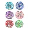 80 Pcs Red Imitation Glass European Large Hole Beads for Rhinestone Spacer Pendant Beaded Diy Handicraft Bracelet Making
