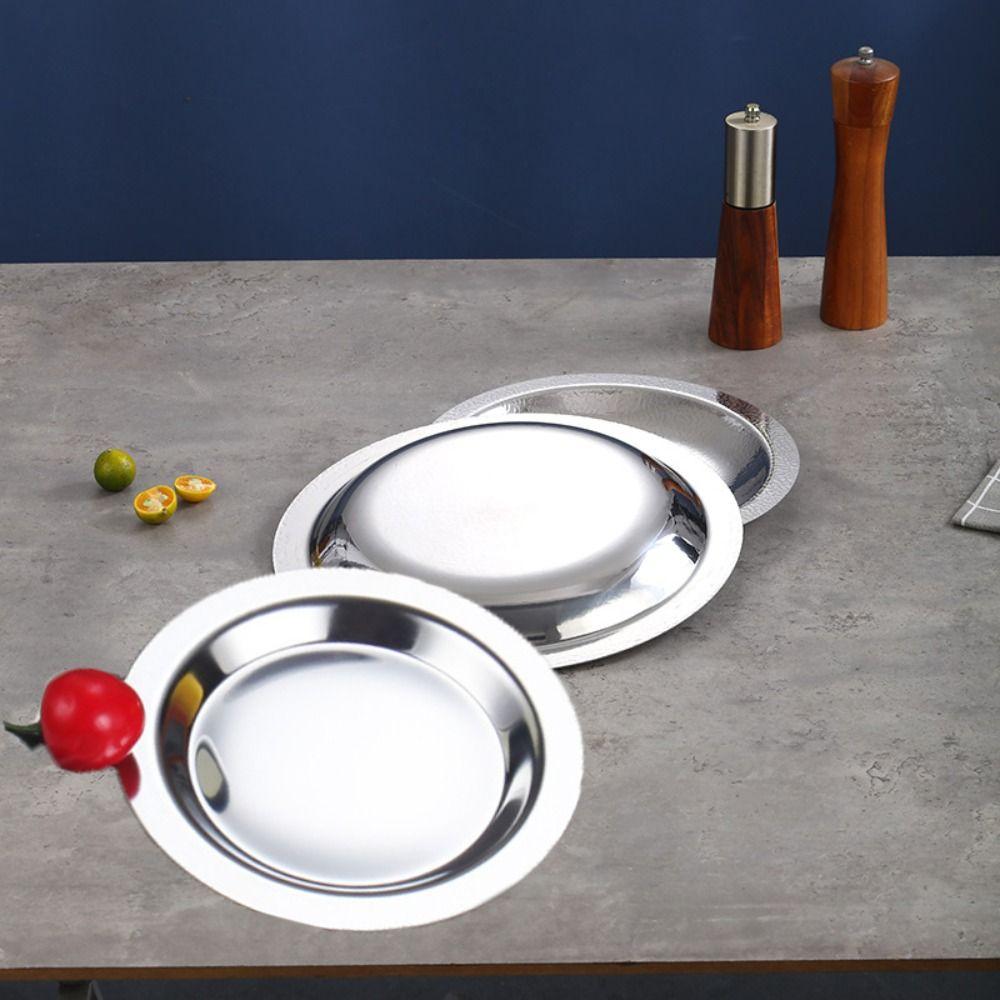 

3PCS Stainless Steel Wine Coasters Multipurpose Household Insulation Mat Tea Cup Cushion Hotel 3Pcs