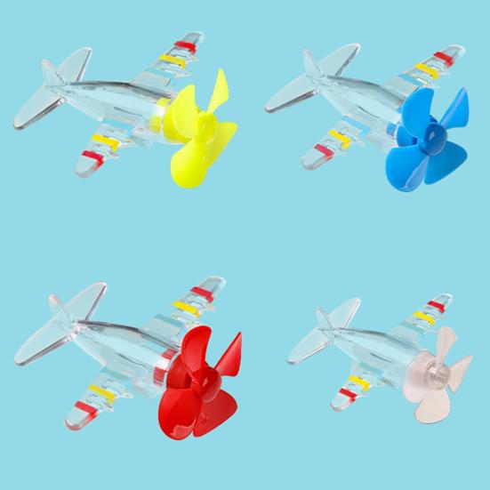 Opptrekkbart Lekefly med LED-lys Enkelt oppsett Vinddrevet Bilpynt Elektrisk Bil Styreanheng Gave til Luftfartsentusiaster