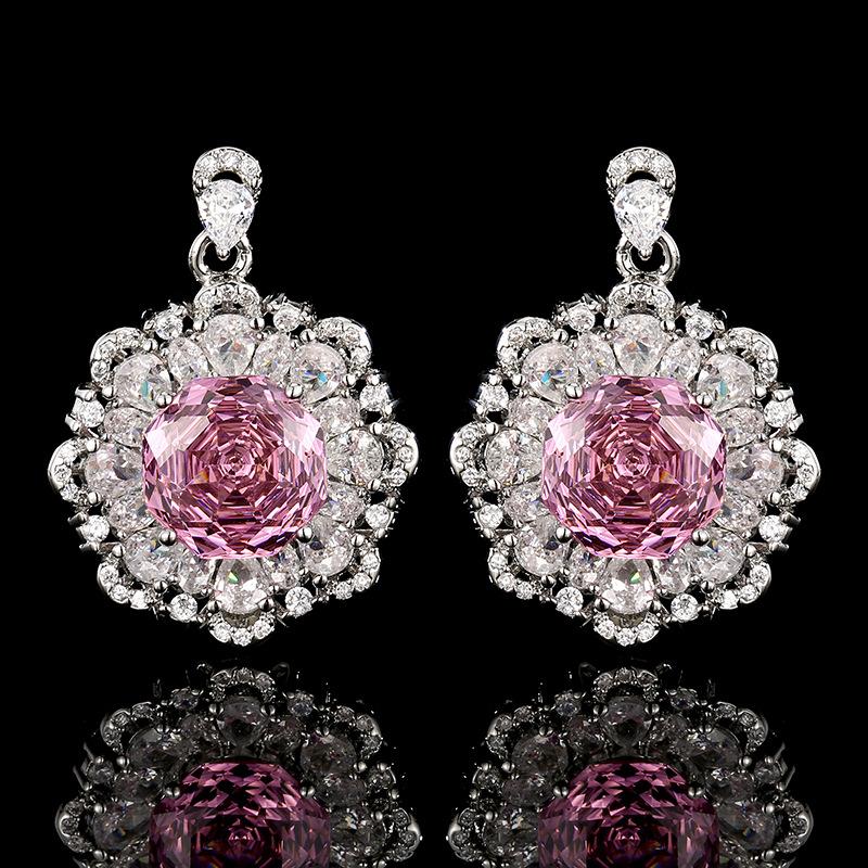 Jewelry Copper Bottom Gold Plated Simulation Millennium Cut Dry Rose Flower Set Main 12-10M