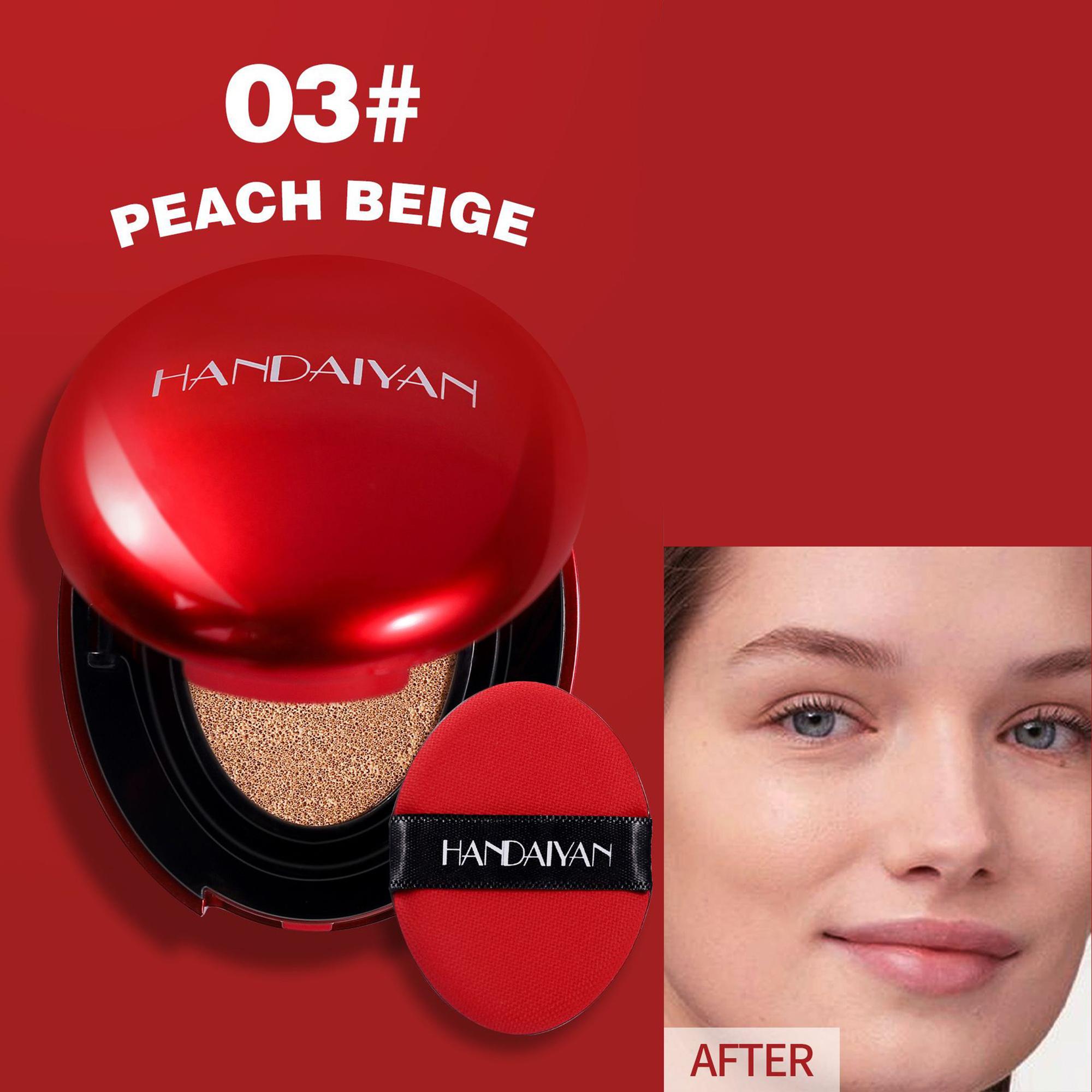 

Handaiyan Concealer тональная основа-кушон Высокая степень покрытия, бархатисто-матовый финиш, легкий, безупречный color