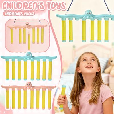 Reflective Drop Stick Challenge Game, Hand Eye Coordination Reflex Training Toy, Catching Sticks Game For All Ages