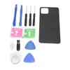 Battery Back Glass Rear Cover 5.7in Replacement Battery Back Cover Panel for Google Pixel 4 Phone Black