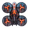 Flying Car Toy Inertia Quadcopter Fall Resistant Wear Resistant Flying Car Toy Gift for Little Boys Girls Black
