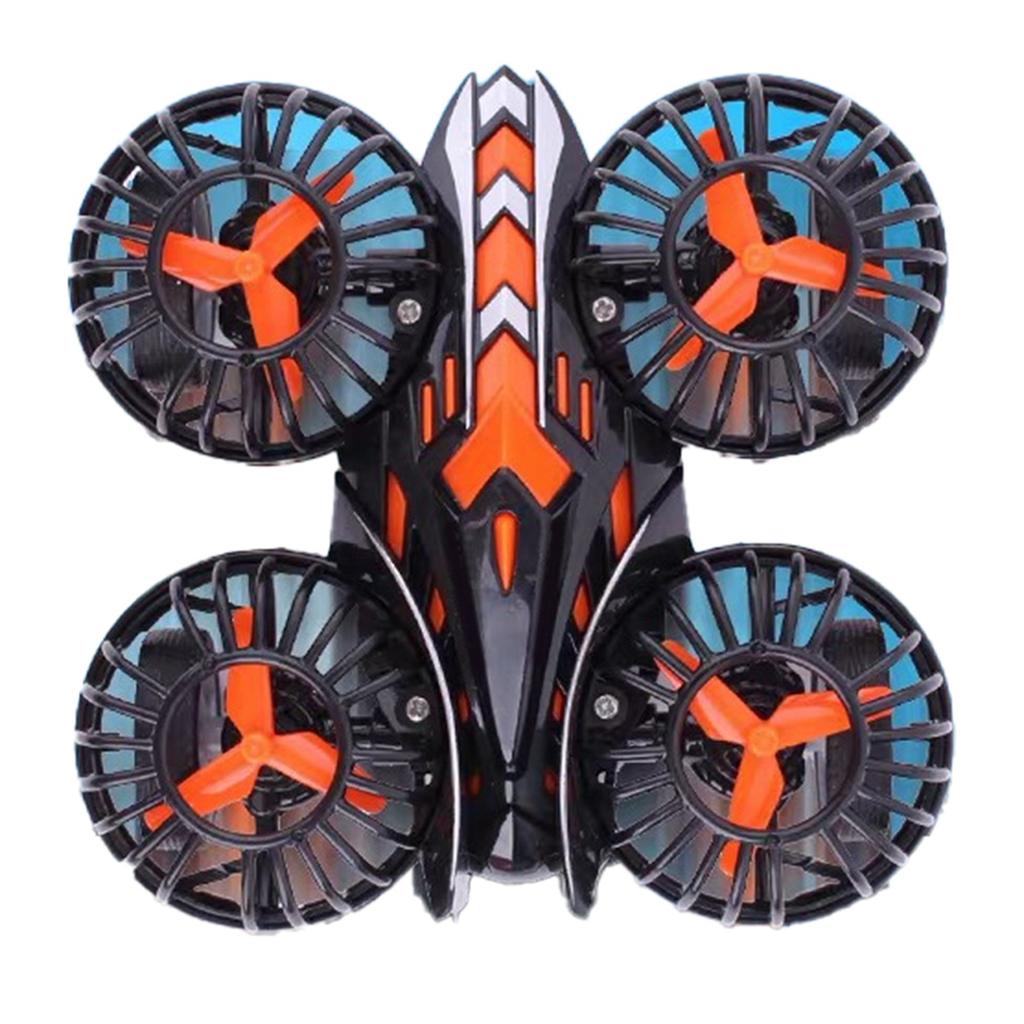 Flying Car Toy Inertia Quadcopter Fall Resistant Wear Resistant Flying Car Toy Gift for Little Boys Girls Black