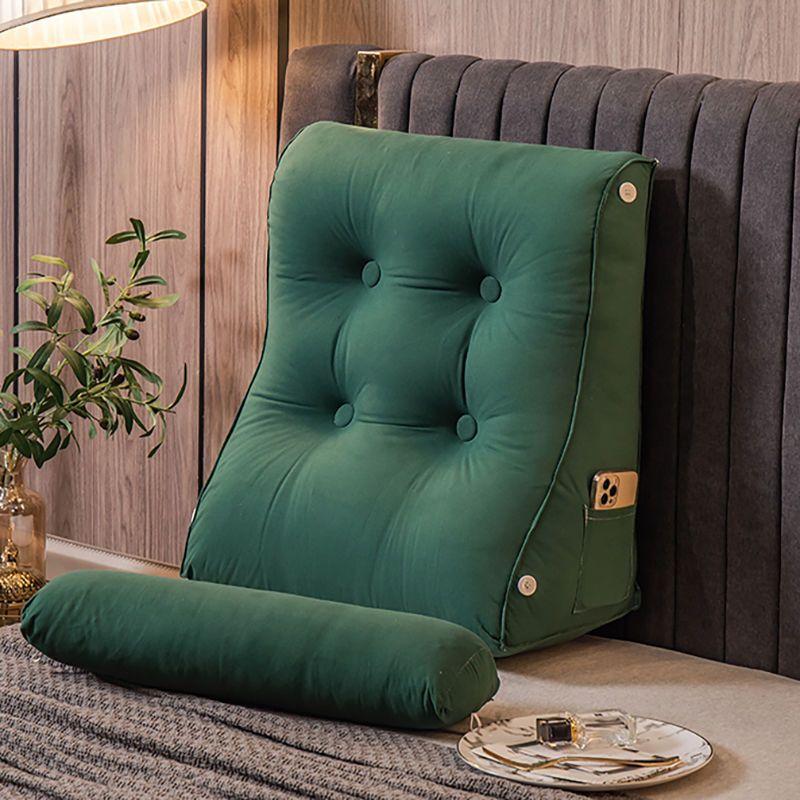 

Triangle Headboard Cushion Large Backrest Cushions Waist Protection Bed Tatami Bag Pillow Livingroom Decorative Pillows for Sofa 45x55x26cm