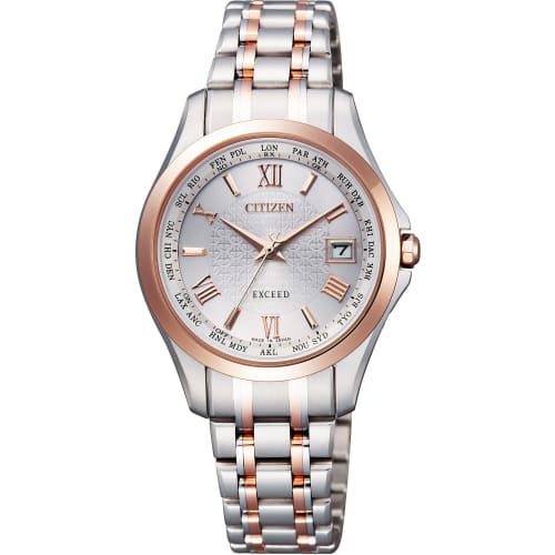 

Citizen EXCEED Eco-Drive Radio-Controlled Watch, Women s, Pair Model EC1124-58A