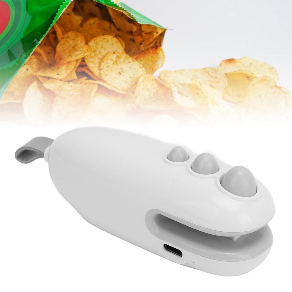 Small Bag Sealer Multipurpose Dual Use Magnet Design Portable Bag Resealer Machine for Chip Bags Plastic Bags Food Storage