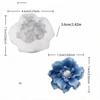 Silver Lotus Flower Silicone Mold for Cake and Candle DIY
