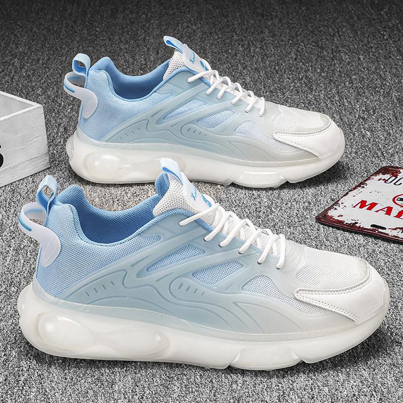 Men's shoes spring new men's low-top versatile running sports thick-soled shock-absorbing dad shoes