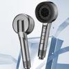 4 Modes Shower Head with Filter Element Water Massage High Pressure Showerhead One-Key Stop Shower Sprayer Head