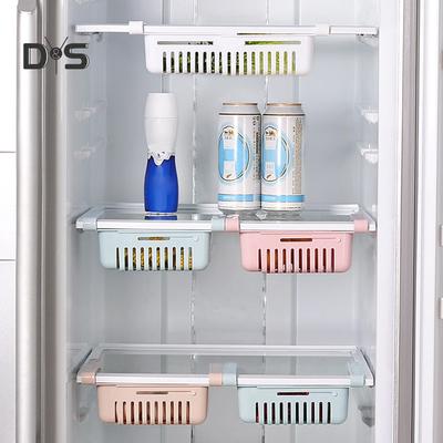 Decorações para casa retrátil cozinha geladeira corrediça sob prateleira gaveta caixa rack titular