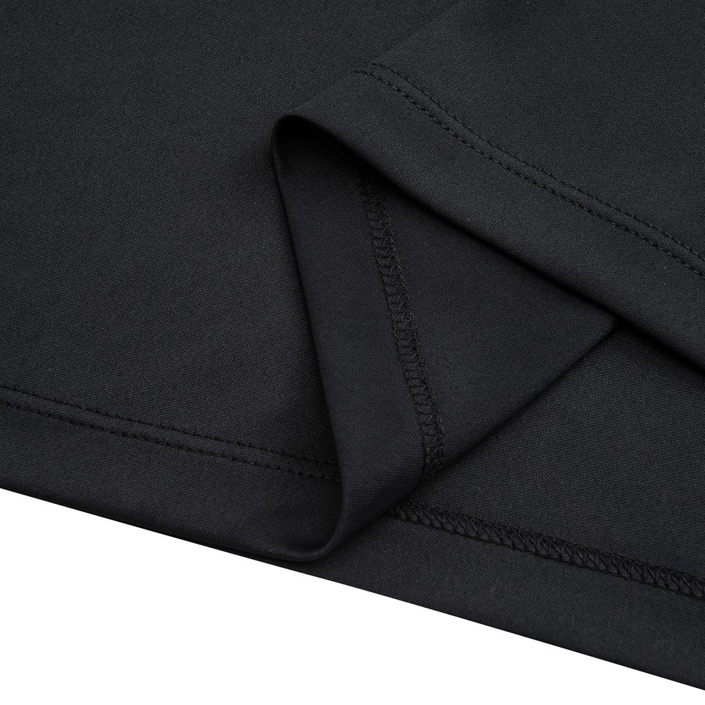 Anta Plain Round Neck Short Sleeve Sports T-Shirt Men tops Black 952627103-4