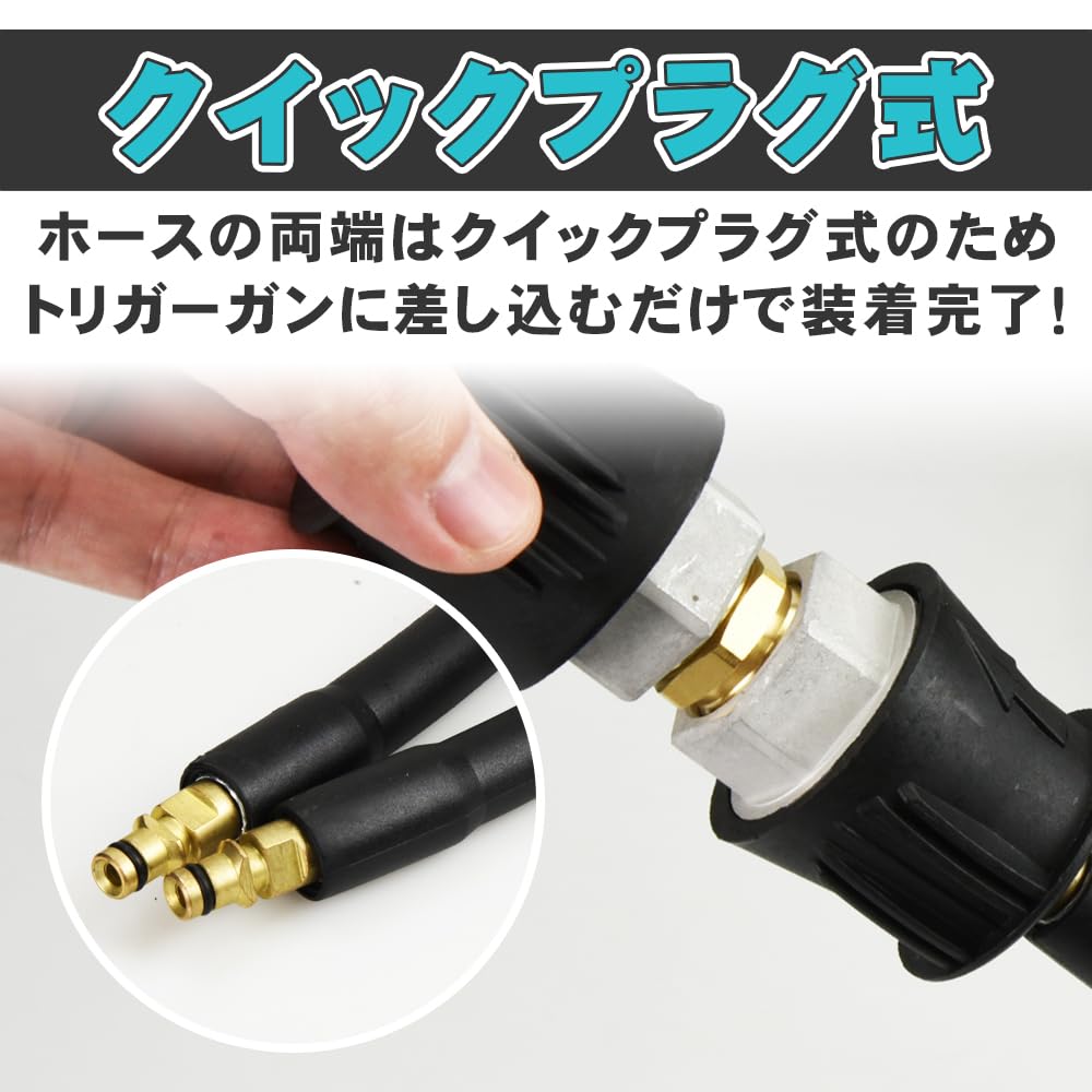 Karcher Kompatibler Verlängerungsschlauch für Hochdruckreiniger, Knickfest, Langlebig, Auslaufsicher und Flexibel für die Autowäsche (Typ B, 20m)