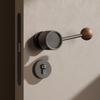 Black Walnut Vintage Door Lock Creative Design Security Door Bar  Interior Door
