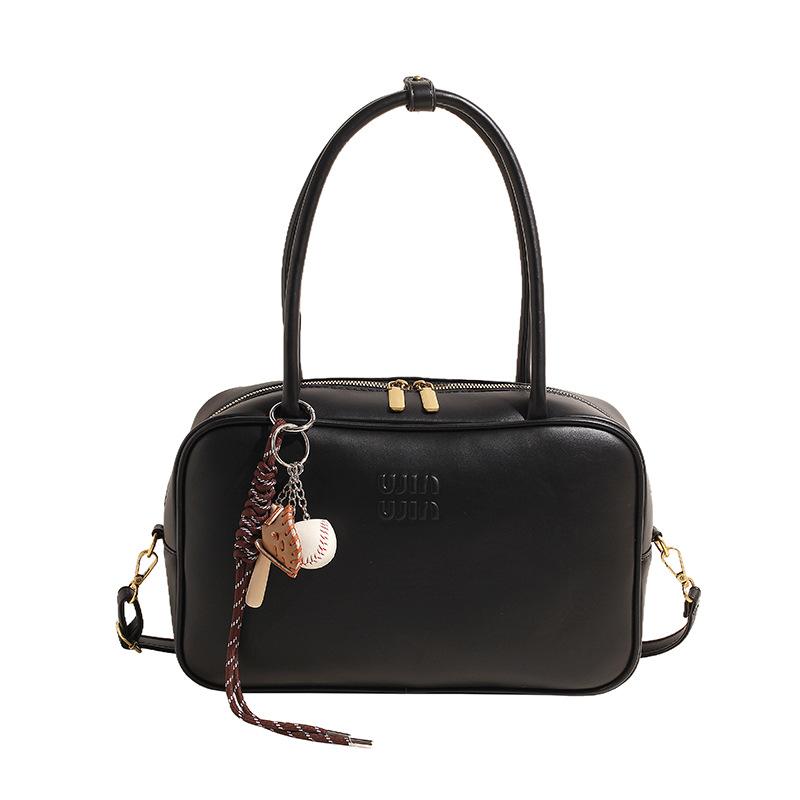 Mini briefcase simple and fashionable microfiber leather mouth red envelope miu retro portable messenger girl