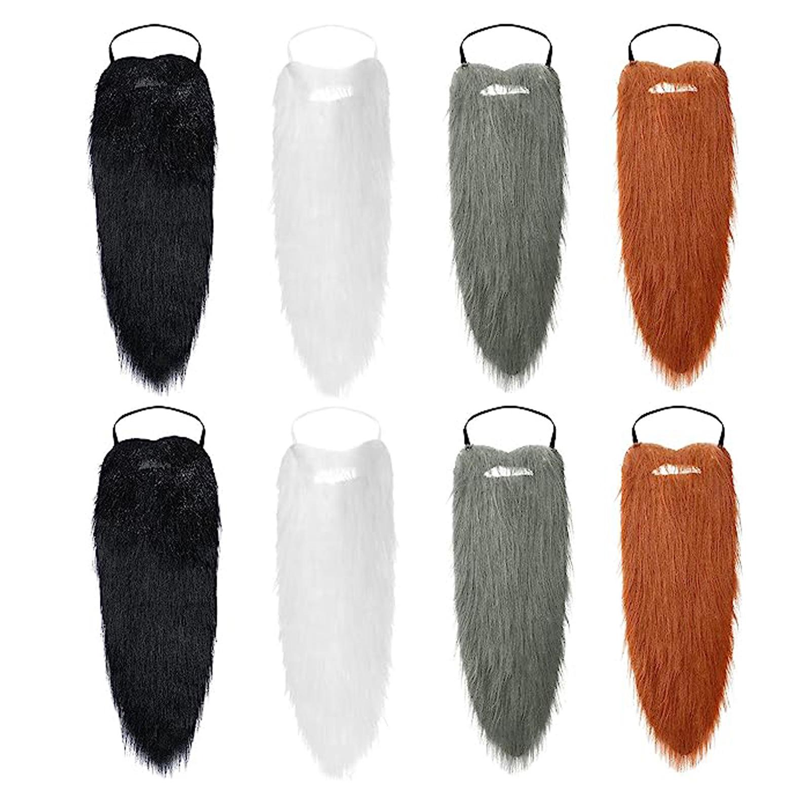 

8 шт. поддельные бороды костюм борода старик усы костюм Хэллоуин смешные бороды волосы на лице аксессуары для косплей вечеринка