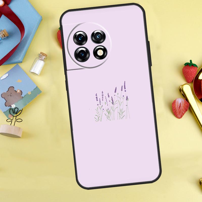 

Minimalist Aesthetic Flower Case For OnePlus Nord 5 CE 2 3 4 Lite N20 N30 OnePlus 15 12R 13R 13 12 11 10 10T 13T Cover OnePlus Nord CE2Lite