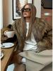 European & American Women's Short Faux Fur Coat - Imitation Fox, Thick & Warm for Autumn/Winter