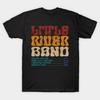 Men Black Print T-shirt Vintage Little River Band Grunge No-Cut Transfer Paper Print Cotton Tshirt