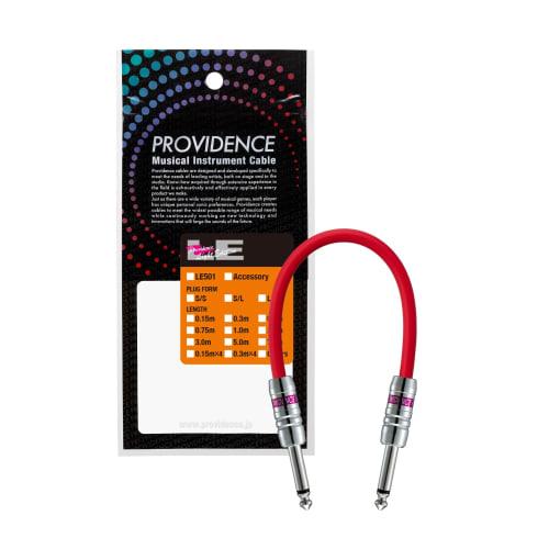 

Providence LE501 50cm Patch Cable with S/S Plug (Straight/Straight), Red