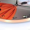 Bathroom Wall Clock, Large Silent Battery Operated Background Pictures for