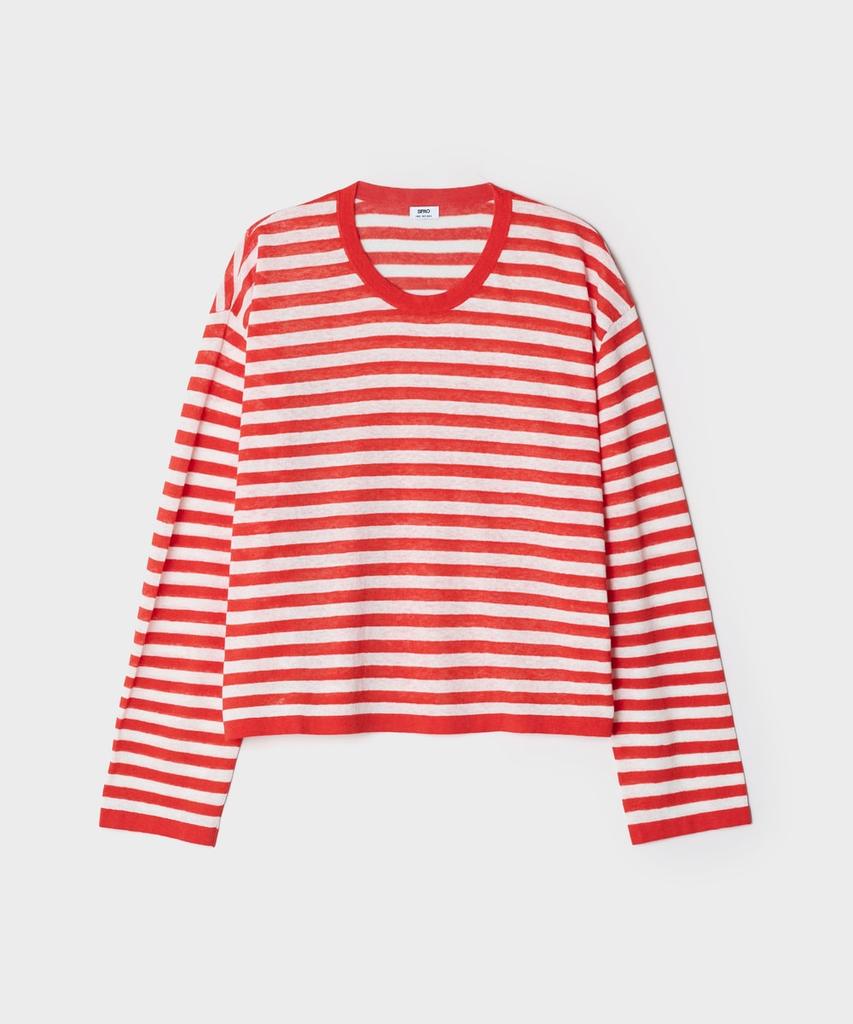 Seupao Summer Stripe Crop Knit_Spkwg37G90